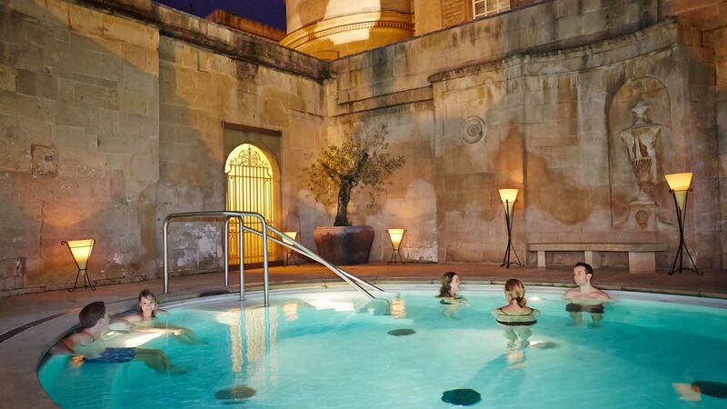 Cross Bath by candlelight: an open-air oasis encased in a listed stone building