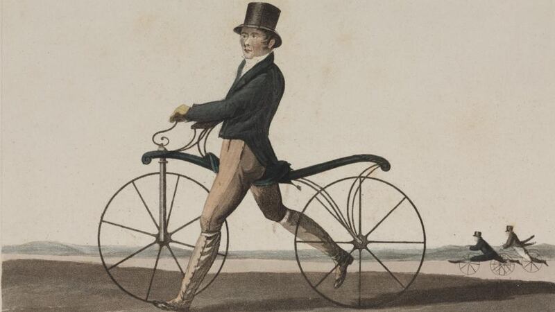 A hobbyhorse bicycle. Image: Getty Images
