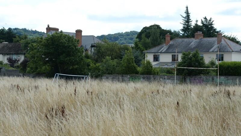 The sports field of the former Presentation College in Glasthule. Photograph: Cyril Byrne