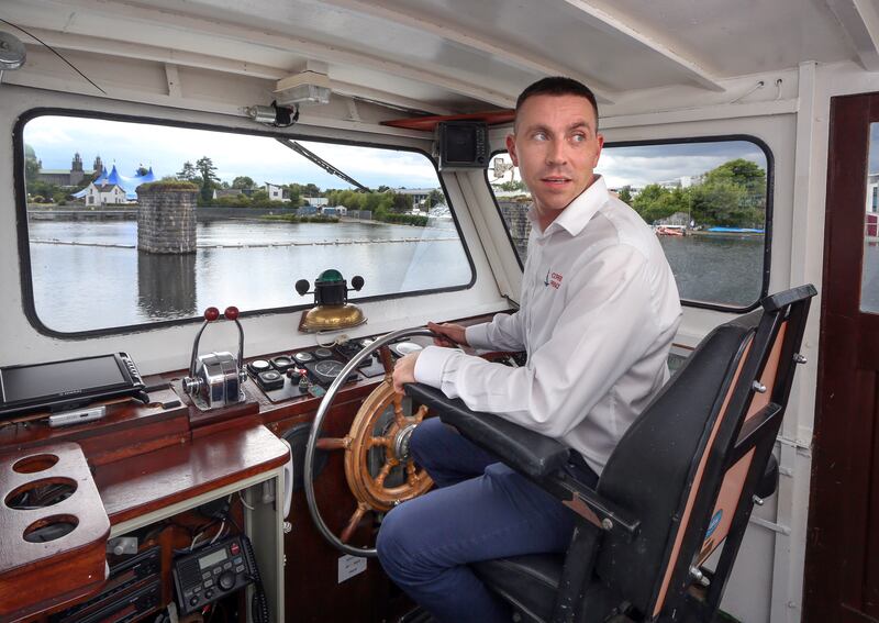 Aodan McDonagh: 'The Corrib is a short river with a long history.' Photograph: Joe O'Shaughnessy