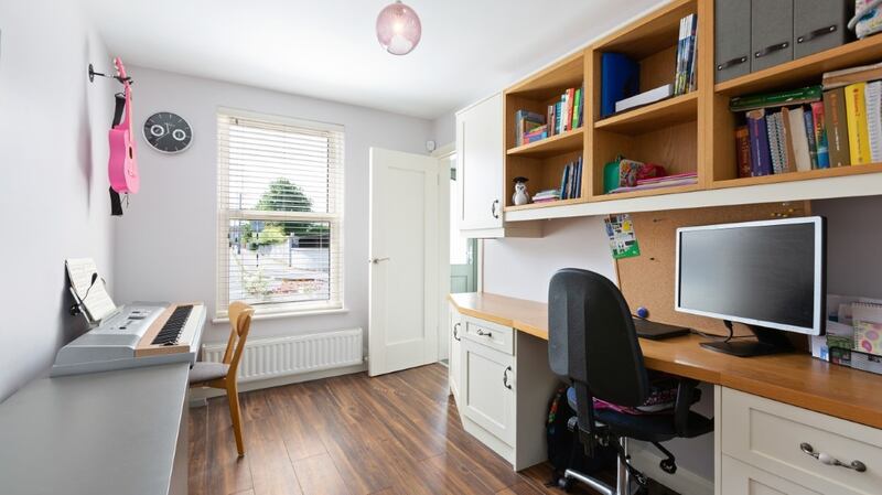 Office-cum-music room at 4 St Fintan’s Villas, Deansgrange, Co Dublin