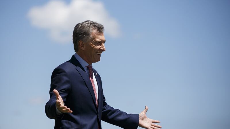 The family of Argentina’s president Mauricio Macri controlled a company set up in the Bahamas by Mossack Fonseca. File photograph: Cole Burston/Bloomberg