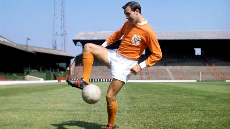 Jimmy Armfield during Blackpool training. PPhoto: PA/PA Wire