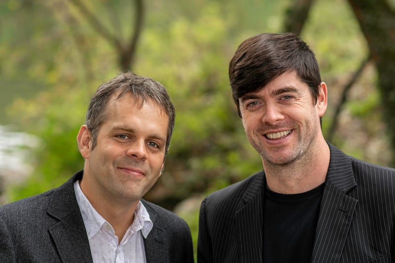 Irish tenor Dean Power and Newfoundland composer James Hurley. Photograph: Laura Minucci