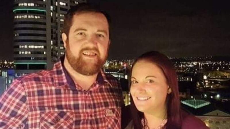 Brendan Lannon and his wife Christine. The couple met in college and stayed in touch. And when Brendan recovered, they began dating