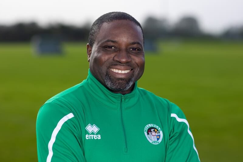 Obi Ojimadu: 'When I’m looking at it, it’s not about what Ireland can give to me and my family, it’s what me and my family can give to Ireland as well, and that means being part of society, and I call it giving back.' Photograph: Tom O'Hanlon 
