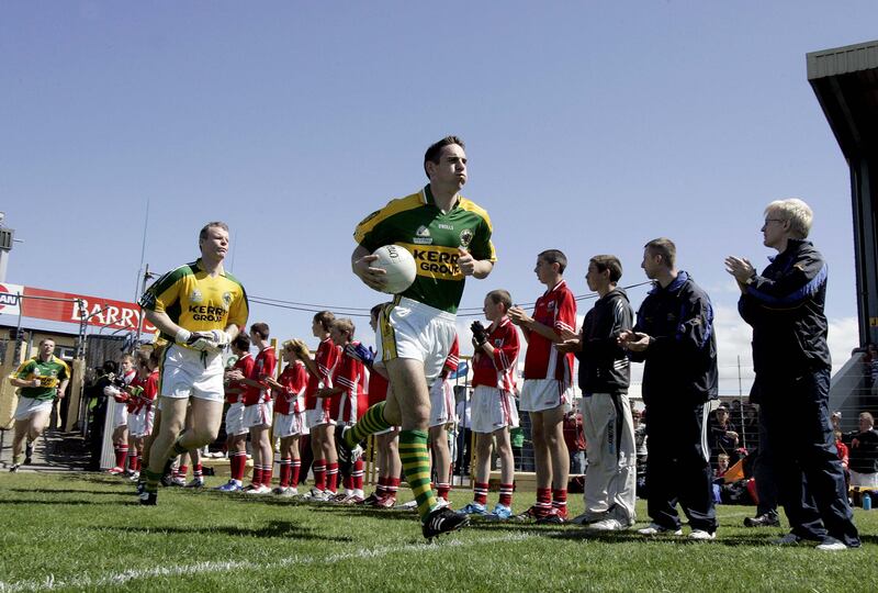 Declan O'Sullivan leads Kerry out against Cork in 2006 before things took a turn for the worse. Photograph: Donall Farmer/Inpho