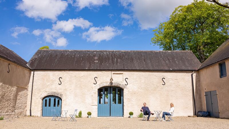 Christopher and Dorothy-Ellen Kitchin at Juniper barn, Newpark, Co Sligo. Photograph: Pink Lime Studios
