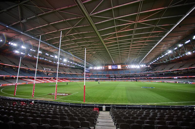 Deis iontach atá ann do na himreoirí Éireannacha uilig, deis taistil, an seans le maireachtáil thar lear agus blaiseadh den spórt gairmiúil. Grianghraf: Dylan Burns/AFL Photos via Getty Images