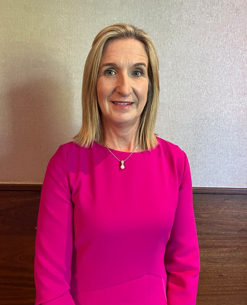 Mary Burke at the NHI conference: 'We need to make working in our nursing homes more attractive.' Photograph: Paul Cullen
