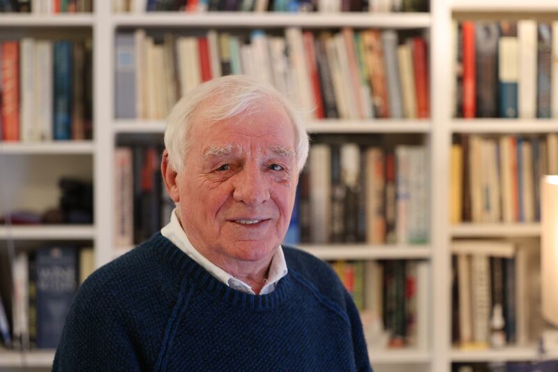 Eamon Dunphy at home.  Photograph: Nick Bradshaw