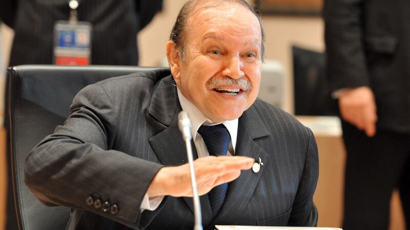 Abdelaziz Bouteflika’s final public appearance came in 2017. When it was announced that he would run for a fifth term in 2019, protests erupted across the country. Photograph: Getty Images