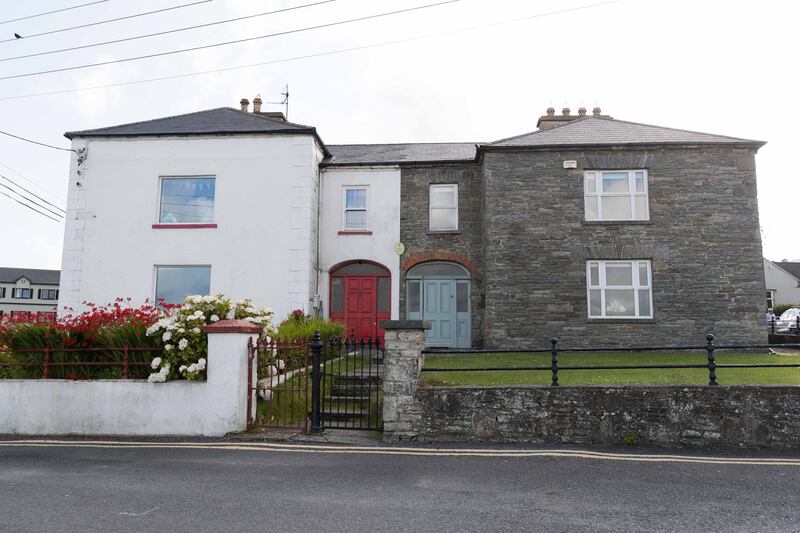 The two houses at Kilkee which were the West End Hotel when Charlotte Brontë stayed there on her Honeymoon in 1854. Photograph: Eamon Ward