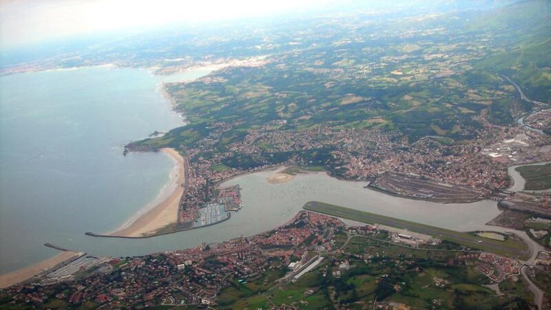 Sanctuary: the mouth of the Bidasoa, between the Spanish and French Basque Countries. Photograph: J Merelo