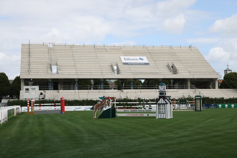The new stand being constructed at the RDS.  Photo: Bryan O’Brien / The Irish Times