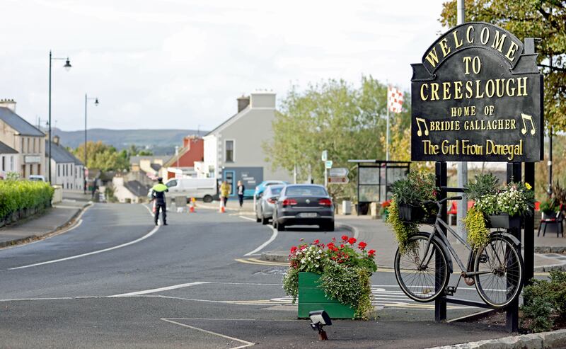 In a village the size of Creeslough, where everyone knows everyone, an incident like this inevitably leaves a daunting psychological and emotional burden. Photograph: Liam McBurney/PA