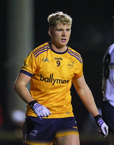 Red Óg Murphy in action for DCU in the Sigerson Cup. Photograph: Tom Maher/Inpho