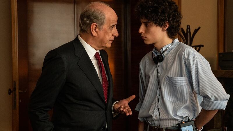 Toni Servillo and Filippo Scotti in The Hand of God. Photograph: Gianni Fiorito