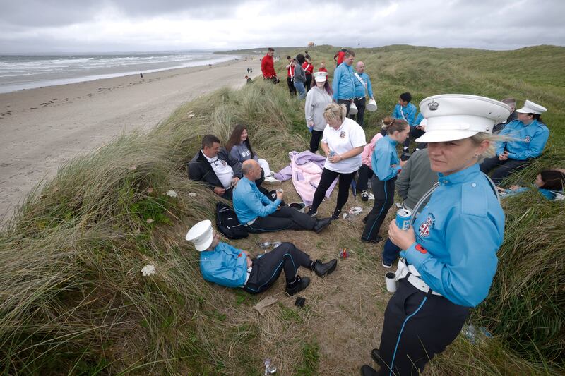 Rossnowlagh, Donegal where upwards of 50 lodges from Donegal, Cavan, Leitrim and Monaghan, as well as visiting Orangemen from Northern Ireland and further afield, took part in a parade last Saturday. Photograph: Nick Bradshaw