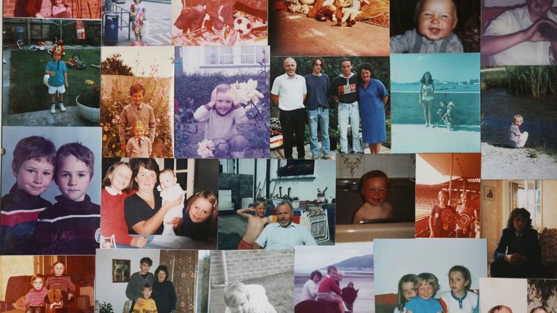 McCorkell family photos. Photograph: Alan Betson