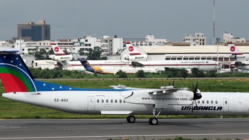 An image of the US-Bangala plane before it crashed.