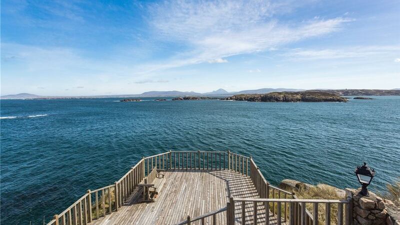 One of the seating areas