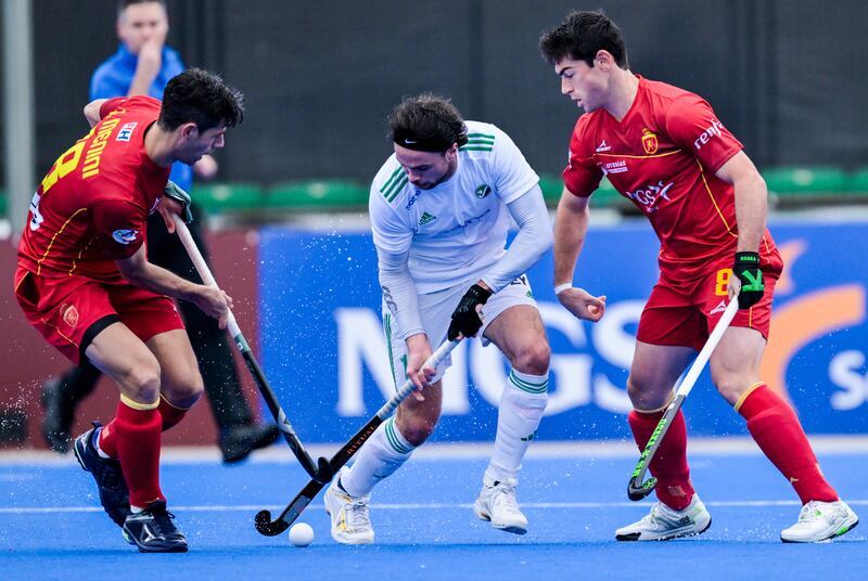 Daragh Walsh: plays professionally in Antwerp competing in the Belgian Hockey League. Photograph: Frank Uijlenbroek/Inpho