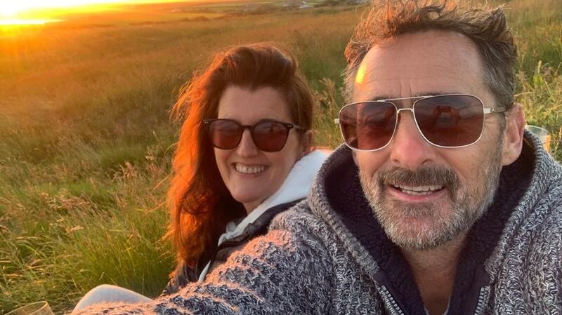 Benji and Jackie Bennet: The couple were on holiday  in Brittas Bay with their family when four-year-old Adam began to experience very severe headaches