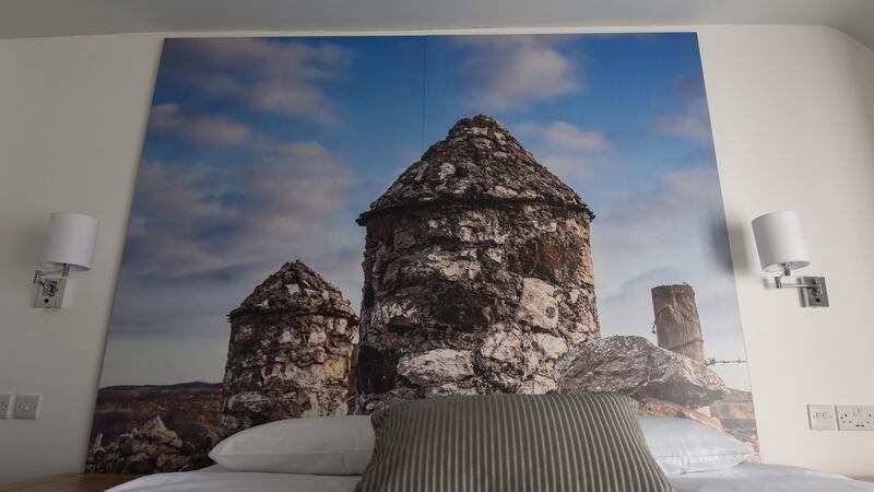 A bedroom in the Manor House on Rathlin Island. Photograph: Colm Lenaghan/Pacemaker Press
