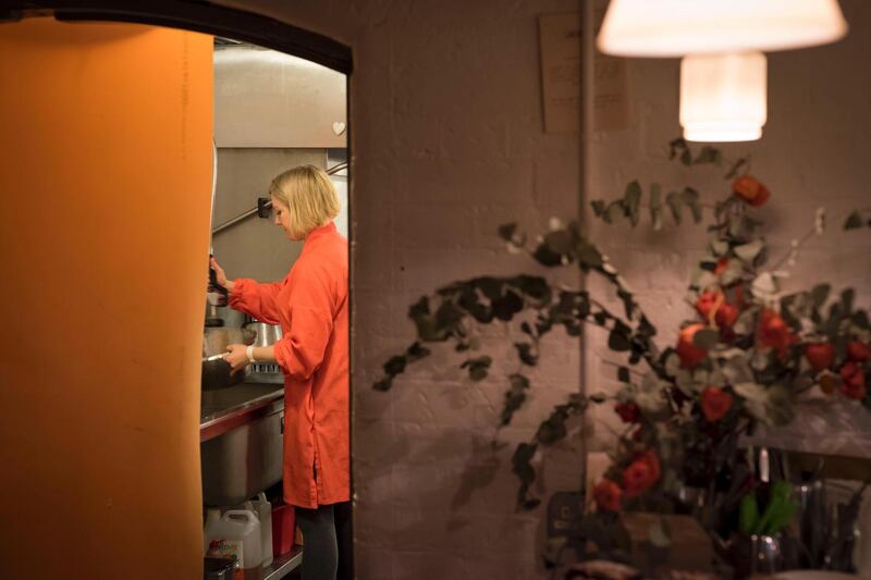 A matter of taste: Jennie Moran at Luncheonette, at NCAD. Photograph: Louise Haugh