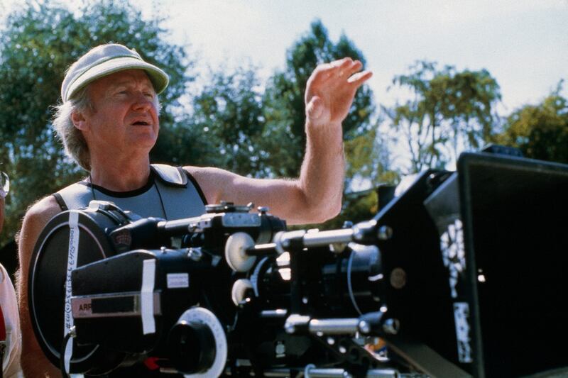 Director John Boorman on the set of his film Hope and Glory. Photograph: Murray Close/Sygma/Getty Images