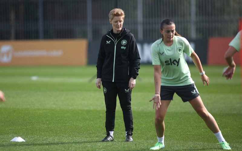 Ireland manager Eileen Gleeson. Photograph: Aleksandar Djorovic/Inpho