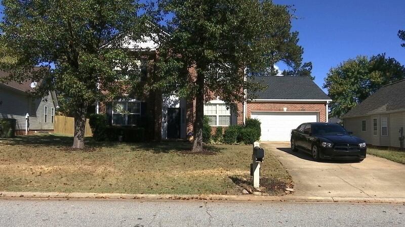 This image taken from video, shows the exterior of Todd Kohlhepp’s home in Moore, South Carolina. Photograph: Alex Sanz/AP