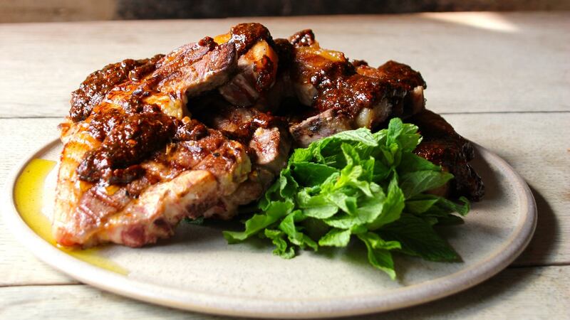 North African spiced lambchops