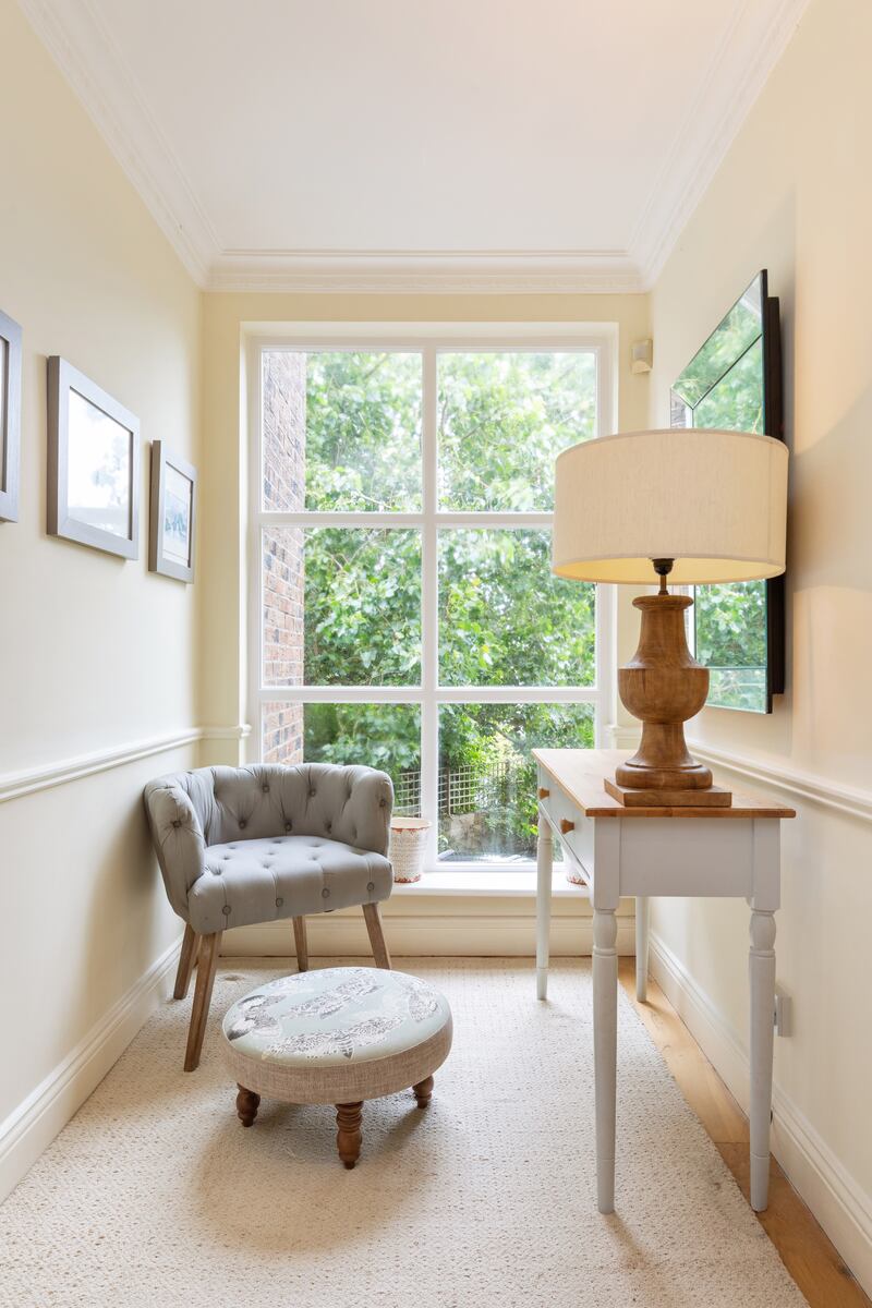 Reading nook on the landing