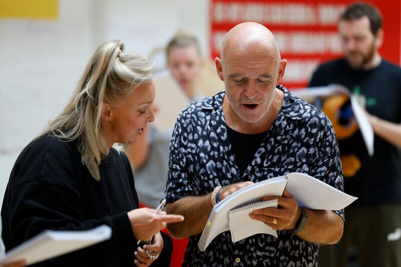 Conor Pope with Ruth Berkeley 