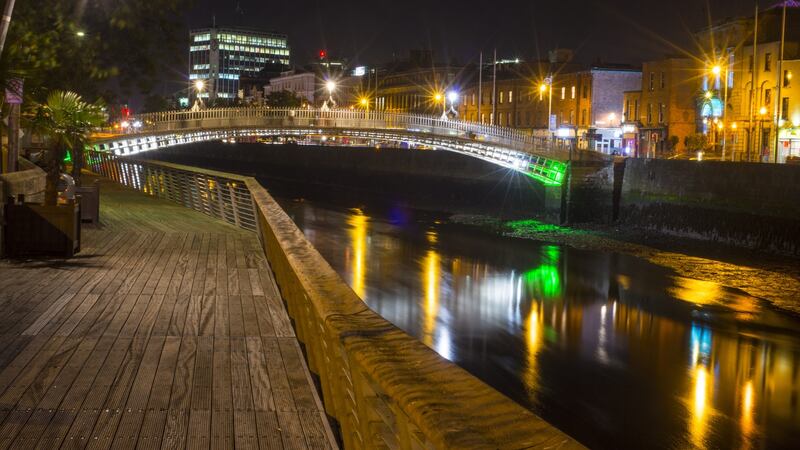 The boardwalk near Ha’penny Bridge in Dublin city centre. Photograph: iStock