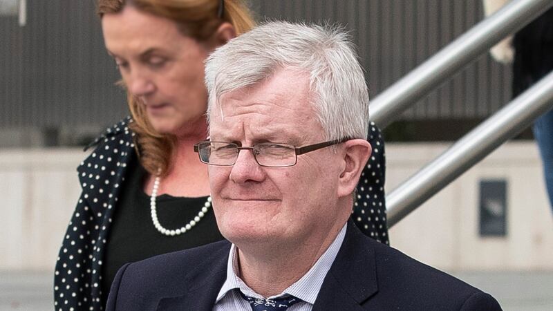 Dr Tony Margiotta, from Hollystown, Dublin 15, leaving court after the case. Photograph: Collins Courts