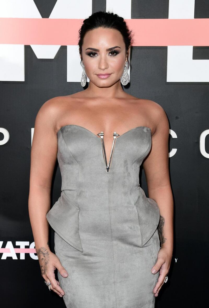 Demi Lovato attends the premiere of her YouTube documentary Demi Lovato: Simply Complicated in Los Angeles on October 11th. Photograph: Emma McIntyre/Getty Images