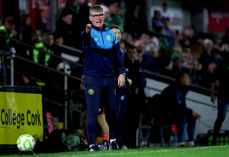 St Patrick's Athletic
manager Stephen Kenny. Photograph: Ryan Byrne/Inpho
