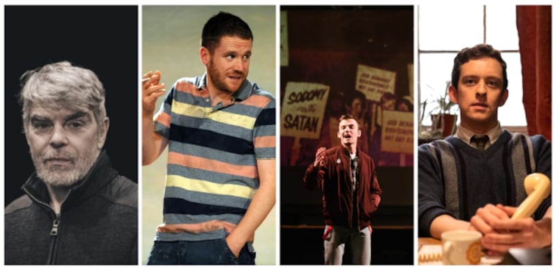 Best supporting actor nominees Malcolm Adams, Ian-Lloyd Anderson, Christopher Grant, Matthew Malone