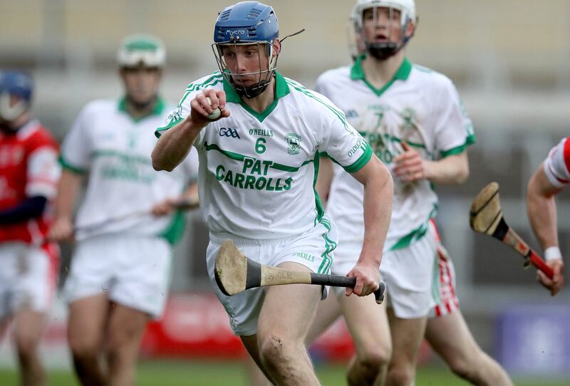 Brian Hogan playing for O'Loughlin Gaels during the Leinster Senior Hurling Club Championship final in 2016. Photograph: Ryan Byrne/Inpho