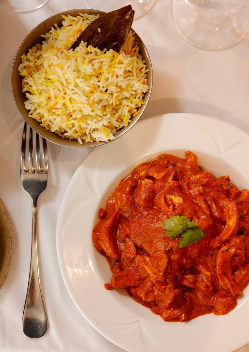 Tandoori butter chicken dish at Monty’s of Kathmandu. Photograph: Alan Betson