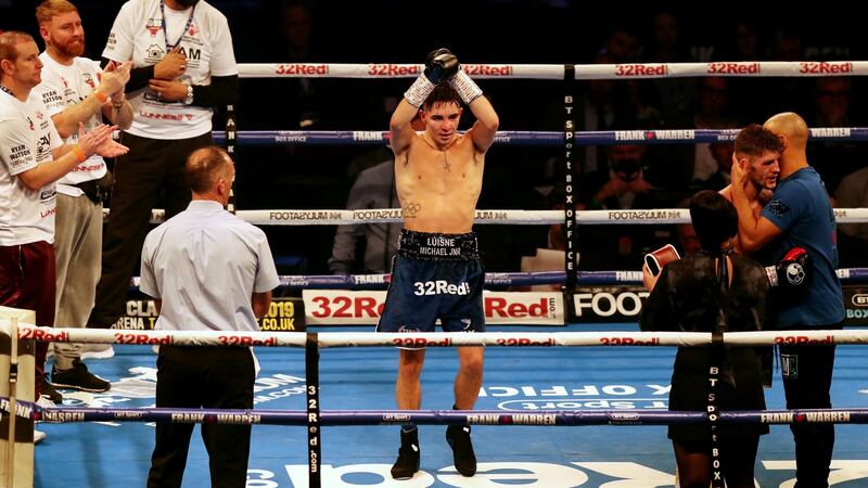 Michael Conlan beat Jason Cunningham in Manchester last December. Photograph: Inpho