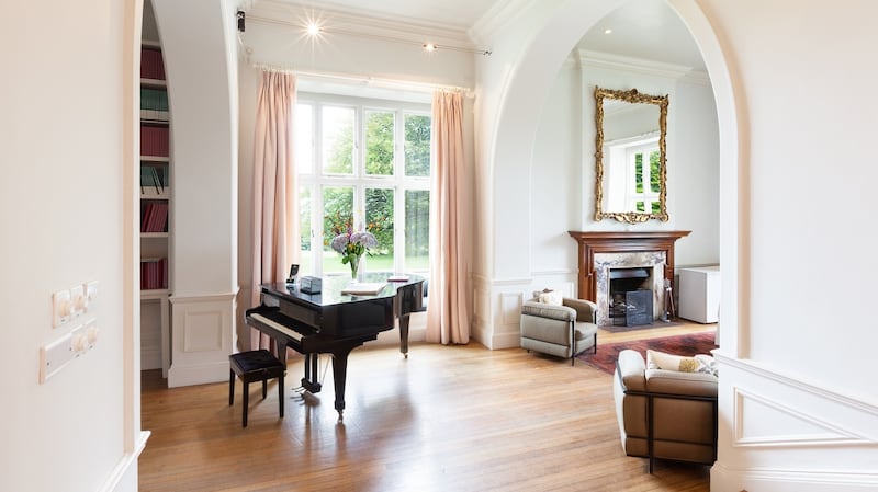 A room in Liss Ard  in west Cork. The  Victorian mansion has operated as a boutique hotel and wedding venue