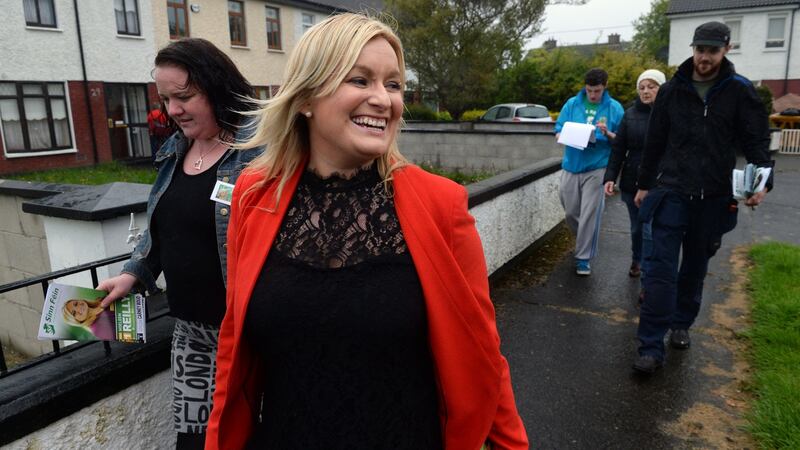 Sinn Féin councillor Noeleen Reilly:  said families living the Ballymun houses were already being offered permanent tenancies. Photograph:  Dara Mac Dónaill