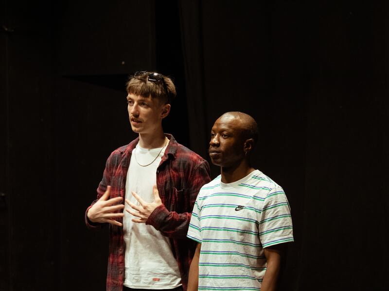 The Revenger's Tragedy: Kevin Keogh and Alexander Potgieter. Photograph: Fiachra O'Sullivan