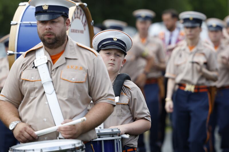 Rossnowlagh, Donegal, during the annual Orange Order parade. Photograph: Nick Bradshaw