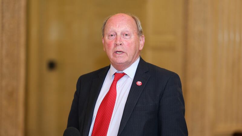 Traditional Unionist Voice leader Jim Allister: Spent months mocking Sir Jeffrey Donaldson’s linguistic evasions. 