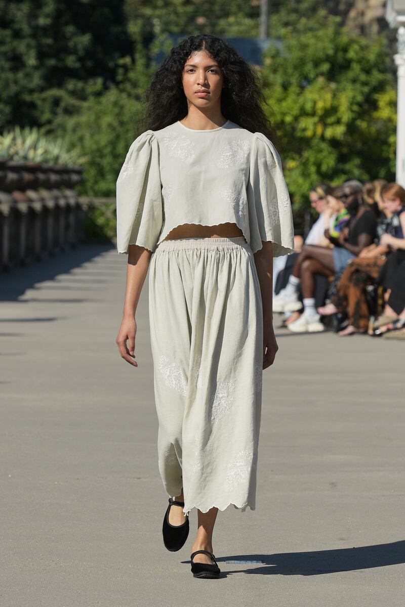 Devi skirt, €285 from Skall Studio. Photograph: James Cochrane